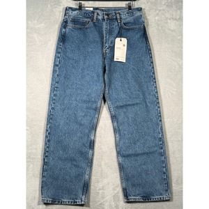 Levis‎ Jeans Mens 34x30 (Actual 33x28) Blue Denim Baggy Strong Big E